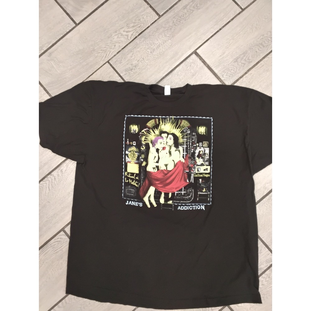 Jane's Addiction 2022 Tour T-Shirt Ritual‎ de lo Habitual Black XXXL Tultex